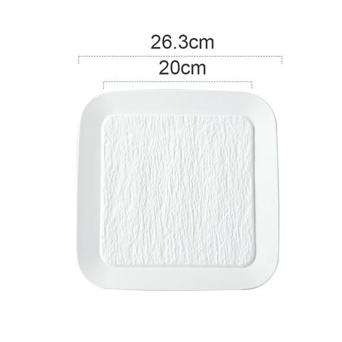 Квадратная керамическая обеденная тарелка Тарелка для западной кухни Тарелки для стейков Блюдо для пасты Сервировочные тарелки Фруктовая тарелка Салатница Суши-блюдо Тарелки