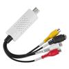 USB-карта захвата видео и аудио, аналоговый RCA S-Video AV-вход, адаптер для компьютера PC