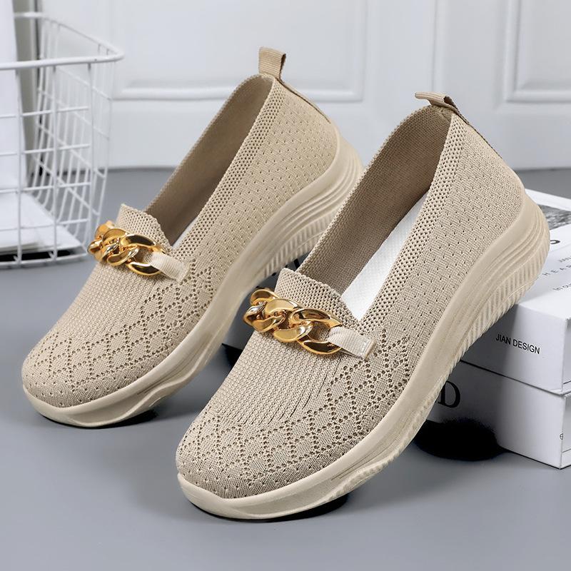 Кроссовки-лоферы для женщин. Кроссовки без шнуровки. Нескользящая прогулочная обувь. Легкие лоферы. Обувь для тренировок в тренажерном зале. Дышащие повседневные кроссовки на плоской подошве для женщин.