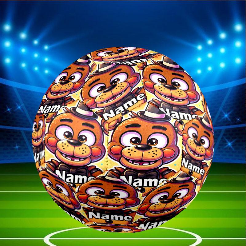 Custom Name Personalized Five Nights at Freddy's Print Size 5 Soccer Ball Training & Match Football, for Team, Kicking, Gift for Football Enthusiasts