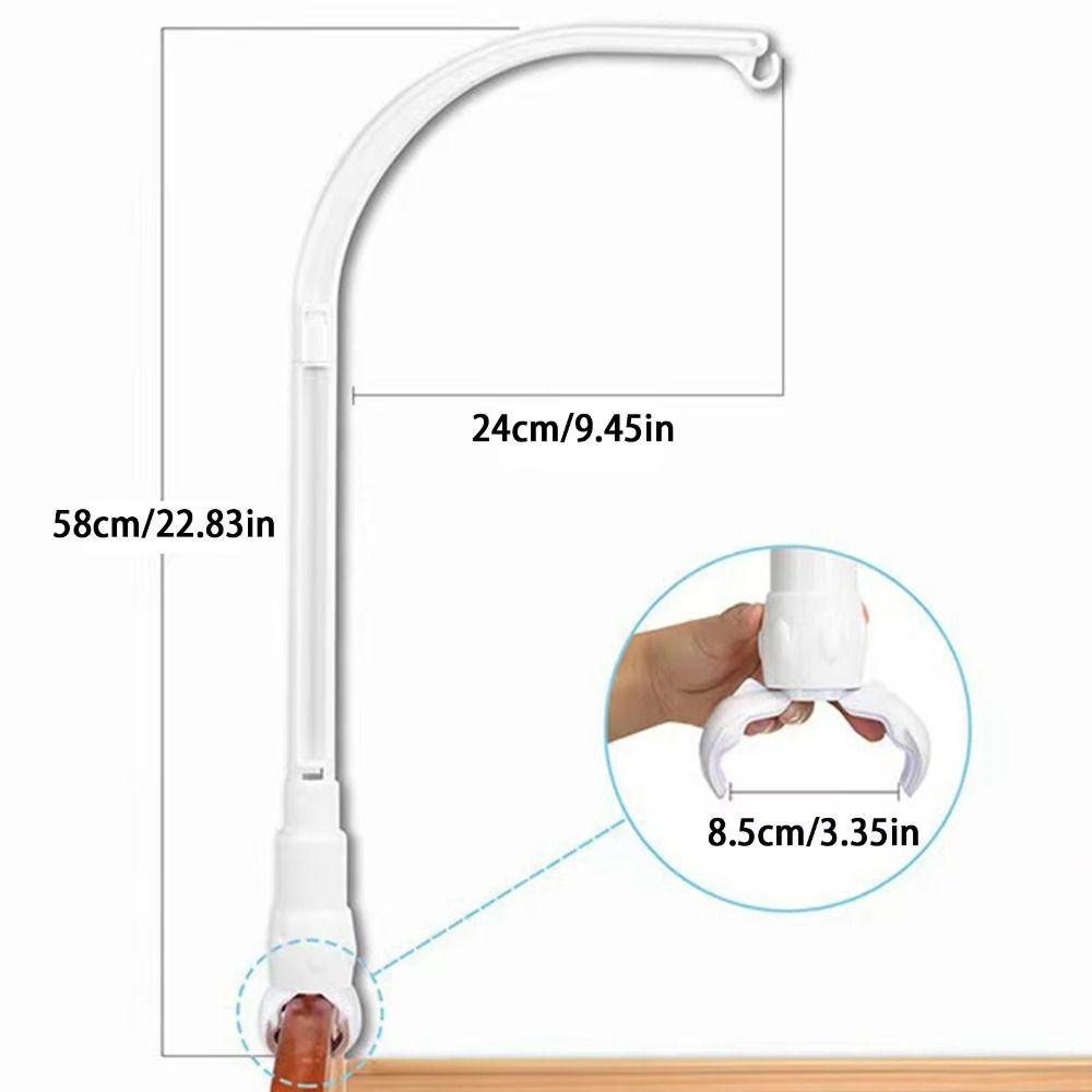 Mobile Holder Crib Toy Holder Hanging Rack Rattle Toy Arm Bracket Bed Bell Hanging Clip Baby Toys