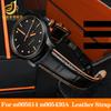 Кожаный ремешок для Mido Helmsman m005 Оранжевый Руль m005614 m005430A Мужская часовая цепочка с браслетом-бабочкой 22 мм 23 мм