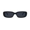 20PCS Vintage Black Square Sunglasses Woman Luxury Brand Small Rectangle Sun Glasses Female