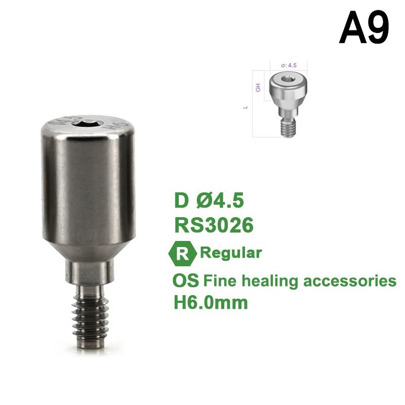 Композитный винт-заглушка для зубного импланта, аксессуары для винта Adin Regular, закрывающий окно трансферный штифт, оборудование для процедуры