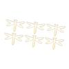 100Pcs Paper Clips Dragonfly Shaping Large Cute Jumbo Wide Paperclips Non Skid Metal Office Supplies