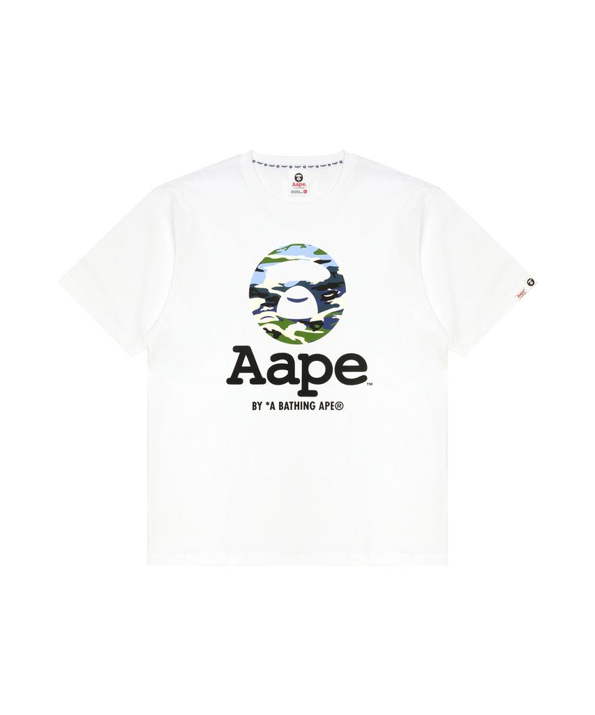 Eipeu Футболка с коротким рукавом с логотипом Moonface Multi Camo - Белый / Aaptem1834Xxqwhx