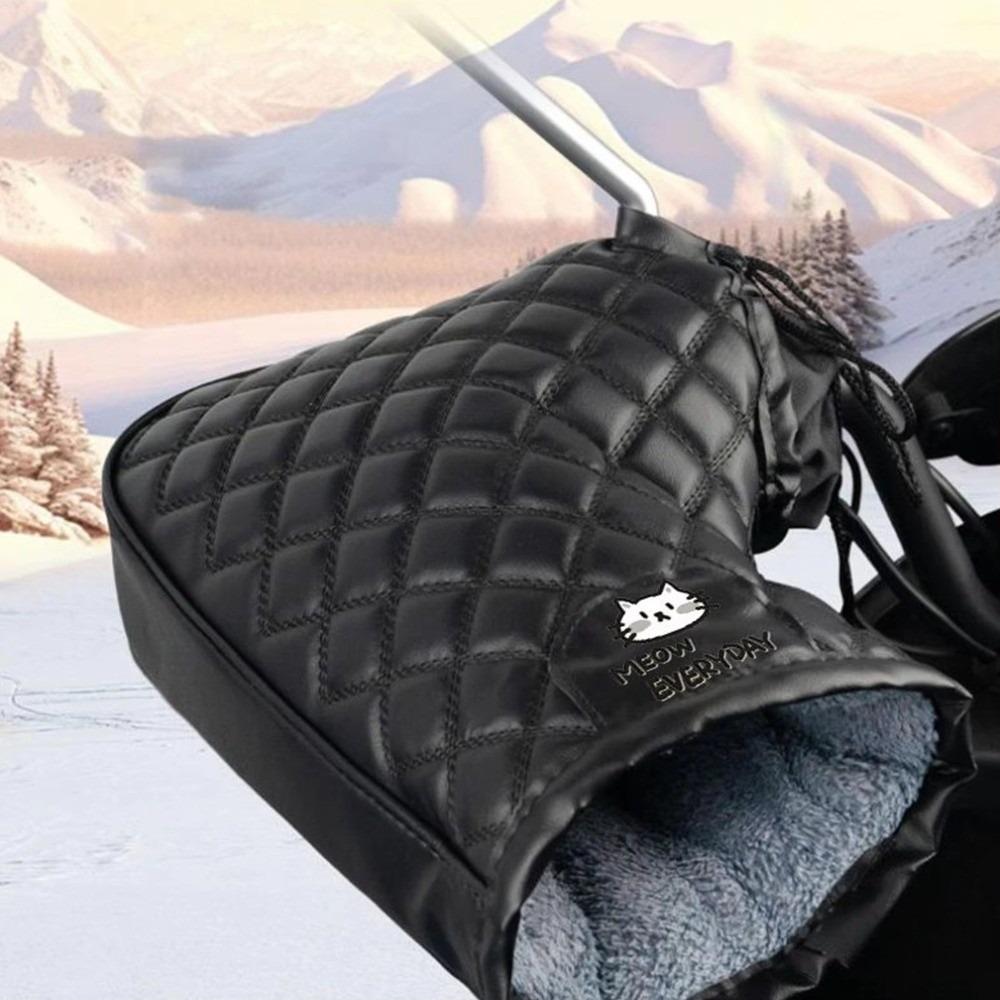 Universal Motorcycle Handlebar Gloves Warm Riding Mittens New Warm Gloves Snowmobile