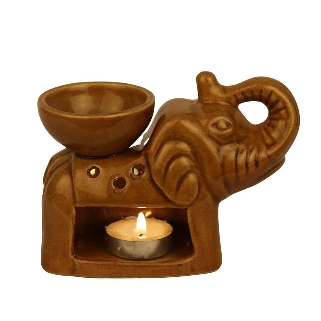 Керамическая аромалампа (коричневый)