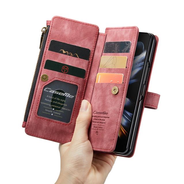 Shockproof Full Body Protective Wallet Bag Case For Samsung Galayx Z Fold 4 5g Fold4 Fold3 Fold 3 S23 Ultra S22 Plus S21 Fe