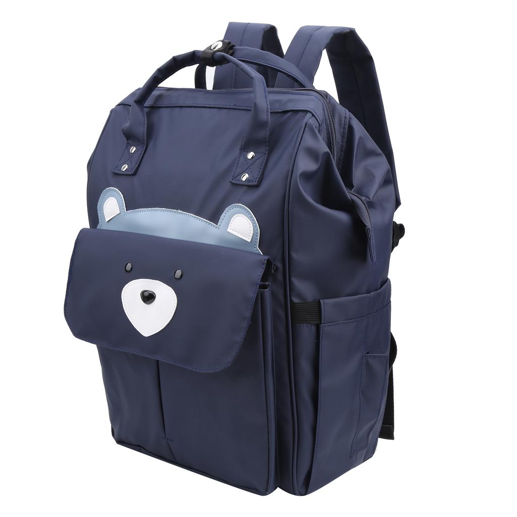 Многофункциональная детская сумка-рюкзак, вместительная сумка через плечо для матери и ребенка с ручкой(Военно-морской медведь )