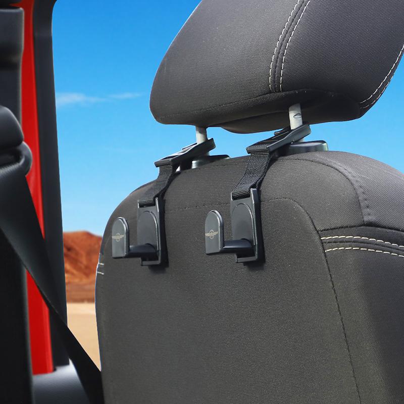 Крючок на подголовник Передний Задний Спинка сиденья Дуга безопасности Ручки-поручни Комплект, Крепление на подголовник, Автомобильные аксессуары для интерьера Универсальный для внедорожника грузовика