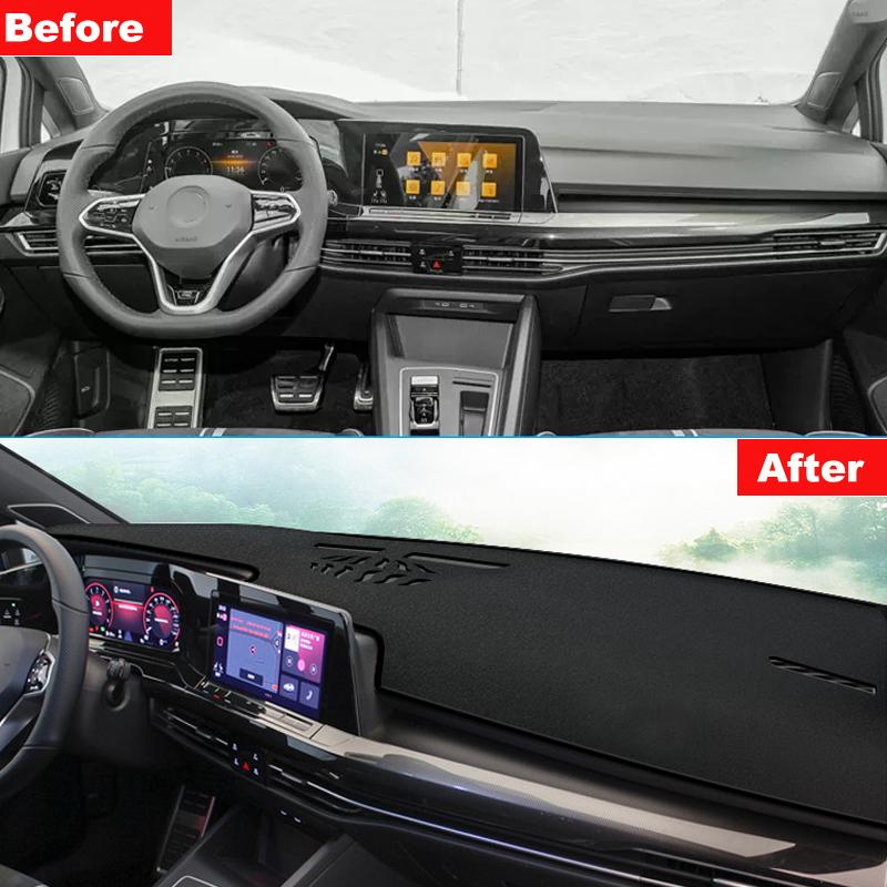 Приборная панель автомобиля, избегайте света, панель для приборов, платформа, чехол для стола, коврик, ковры для Volkswagen VW Golf 8 MK8 2022 2023