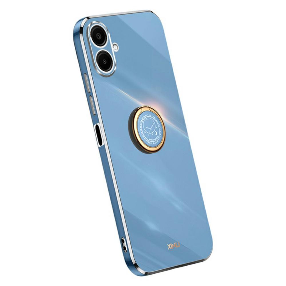 XINLI Для Samsung Galaxy A07 5G/A07 4G Чехол Кольцо Подставка Электроокрашенная ТПУ Крышка Телефона
