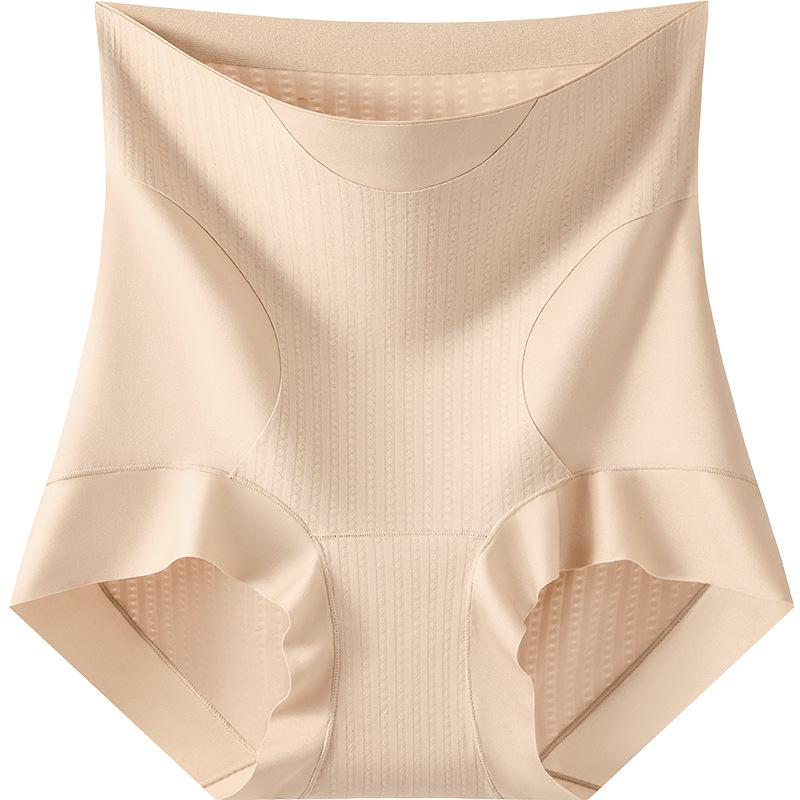 Женские весенние и осенние бесшовные корректирующие трусы с высокой талией для формирования живота, комфортные