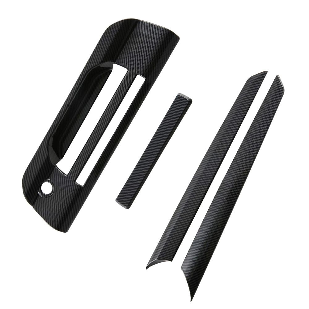 4 шт. карбоновая накладка на заднюю крышку багажника для Ford Ranger 2024 2024 автомобильные аксессуары