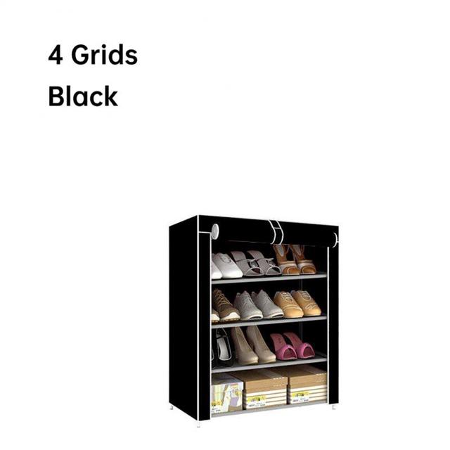 Multi-ayer Shoe Rack Removable Storage Shelf Space-saving Shoe Modern Shoes Organizer Stand Holder Home Furniture Shoe Cabinet