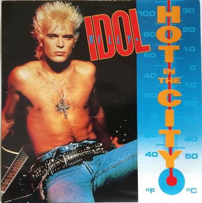 7-дюймовая пластинка BILLY IDOL - Hot In The City IDOL12 Chrysalis 1987 UK Рок Б/У