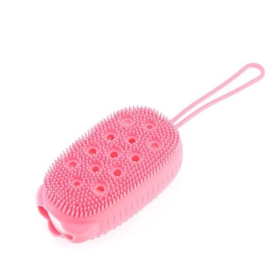 Скраб для тела Мягкая текстура Хорошая устойчивость Дизайн шнурка Отличная пена для ванны TPR Щетка Массажер для дома