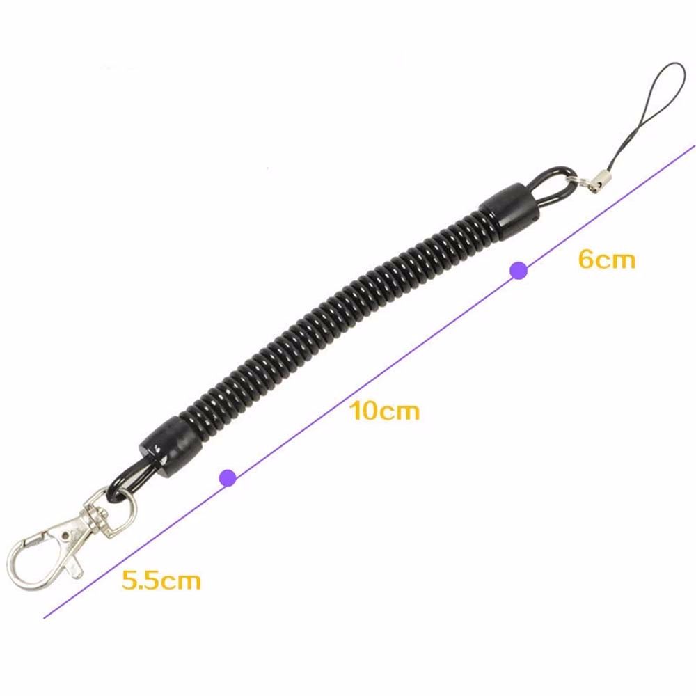 Rope Spiral Telephone Line Anti-Loss Strap Elastic Rope Key Lanyard Bungee Cord Mobile Phone Strap