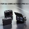 С солнцезащитным козырьком, клеткой для кроликов, защитным чехлом 2-в-1 для DJI Osmo Action 5 Pro/4/3