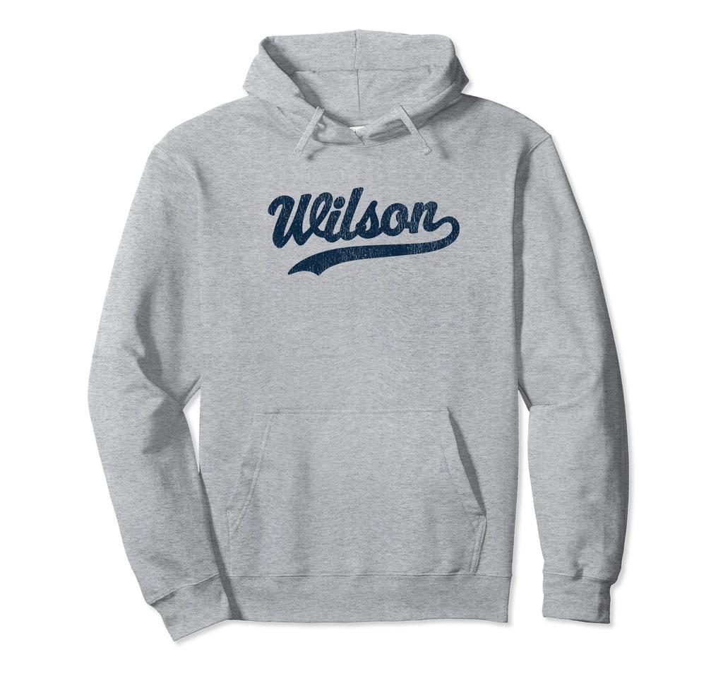 Wilson North Carolina NC Vintage Sports Graphic Hoodie