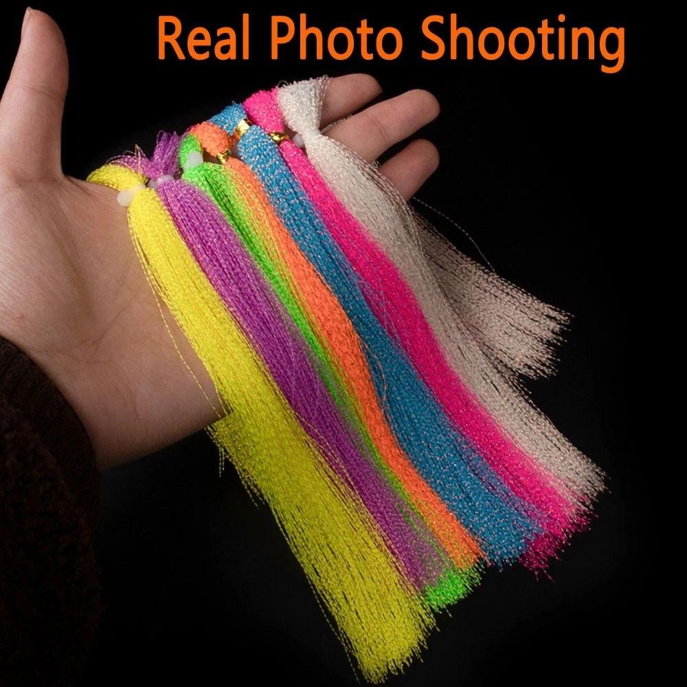 Крючок Декорирующий Ассист-крючок Вязание Пряди Кристалл Флэш Нахлыстовая Мишура Материал для Изготовления Приманок