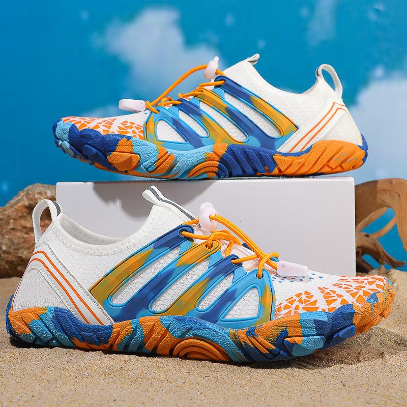 Outdoor Beach Shoes Creek Shoes Swimming Sea Shoes Men's and Women's Wading Shoes Quick-drying Five-finger Shoes Mountaineering Rafting Shoes