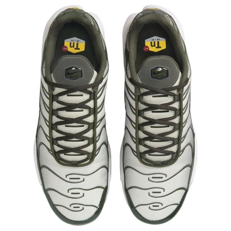 Nike Кроссовки Air Max Plus Унисекс Низкие Беговые Белый Оливковый DM0032-300