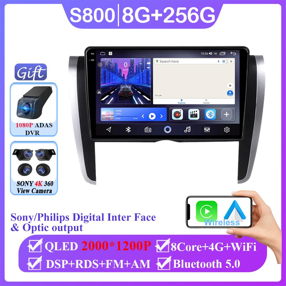 Android 14 для Toyota Allion Premio T260 2007 - 2020 Автомобильный радиоприемник GPS-навигация Мультимедиа Видеоплеер QLED Экран НЕТ 2din DVD