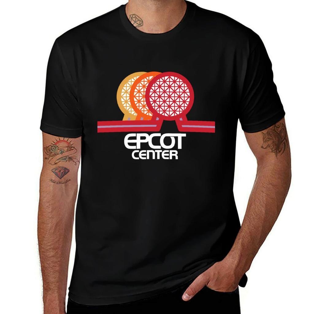 EPCOT Center Spaceship Earth 1982 CLEAR T-Shirt cotton tshirt 100% man t shirt luxury T-Shirt