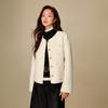 INMAN Women's Alpaca & Silk Blend Short Wool Coat