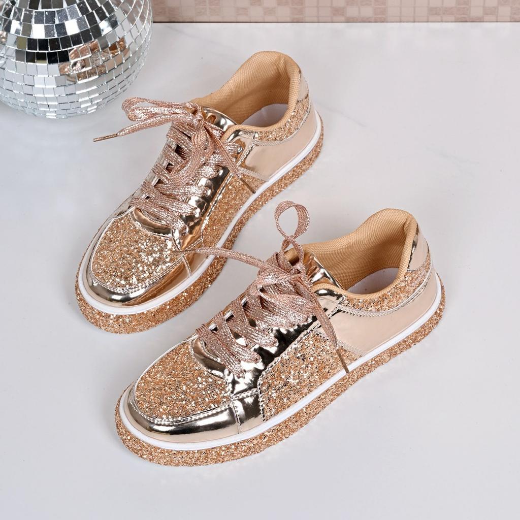 2025 повседневные модели на плоской подошве для пар, с пайетками, с неглубоким вырезом, шнуровкой, кеды на доске, 43 большой размер, 2025 женская обувь для независимых станций