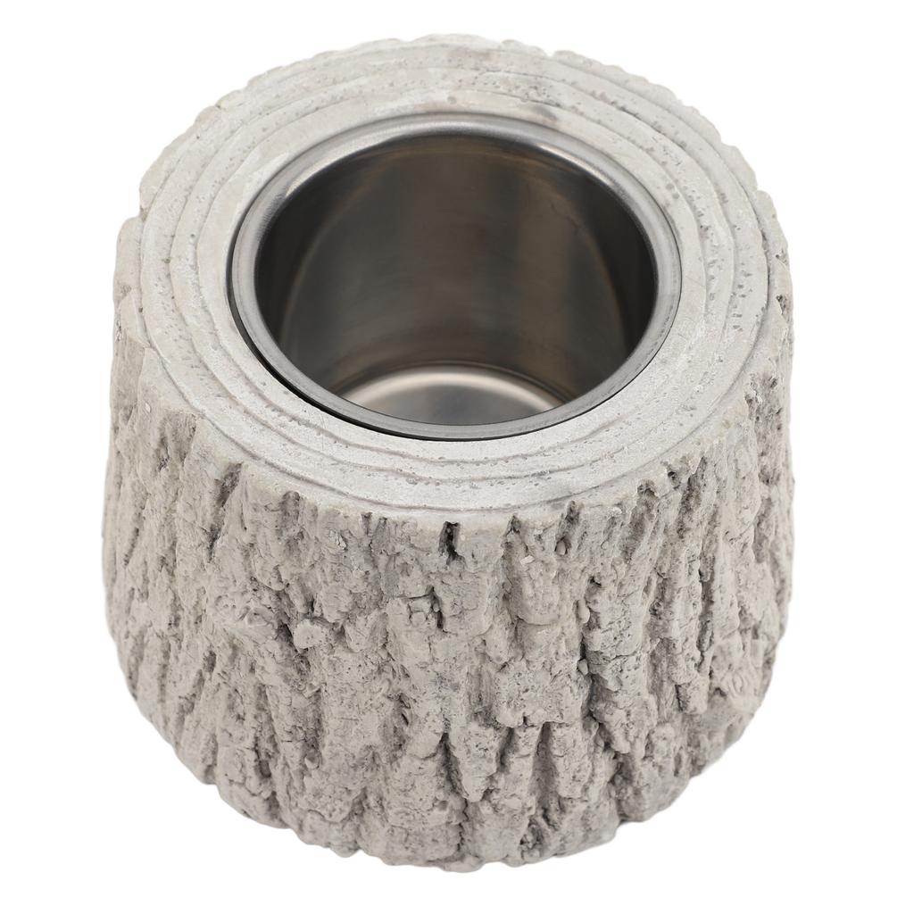 Настольная чаша для костра из керамики и металла, безопасная бездымная переносная настольная чаша для костра для барбекю на открытом воздухе