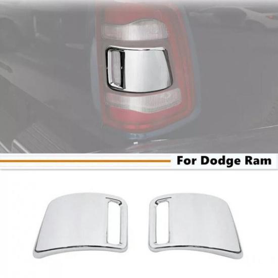 For 2019-2024 Dodge Ram 3500/2500/1500 Chrome Taillight Lamp Cover Trim Bezel 2P