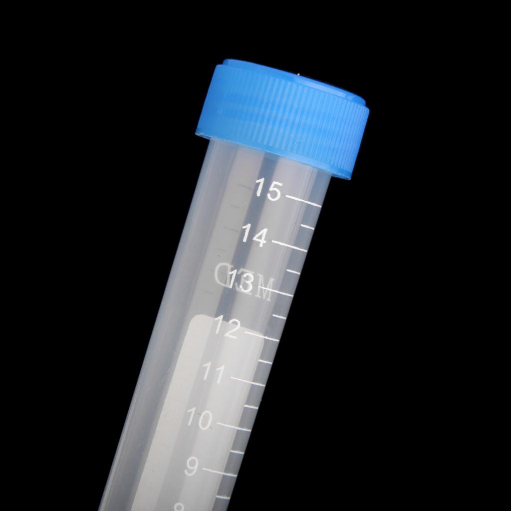 5 шт. Пластиковая градуированная цилиндрическая центрифужная пробирка для лабораторного теста с крышками