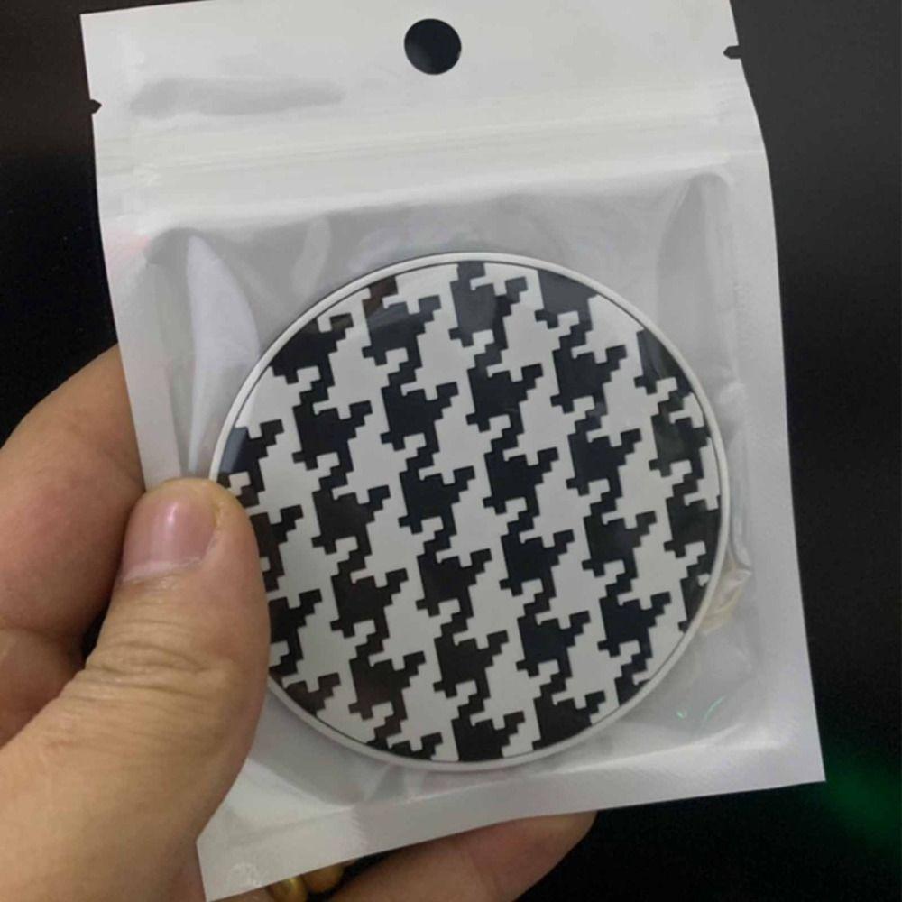Houndstooth Auto Cup Holder Heat Resistance Water Cup Cushion Car Mug Coaster Decor Accessories