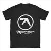 Футболка Aphex Twin для мужчин, из чистого хлопка, винтажные футболки, с круглым вырезом, с коротким рукавом, одежда, подарок на день рождения