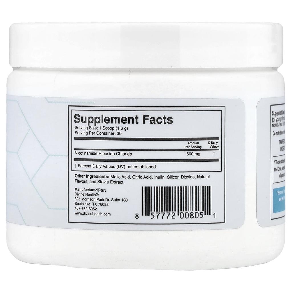 Divine Health Dr. Colbert MD, NAD+, Lemon Lime, 1.69 Oz (48 G)