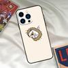Kawaii Hedgehog Heart Phone Case For iPhone 15 14 12 11 13 16 17 Pro Max 15 16 Plus 13 Mini 16e 17 Air Funda Cover