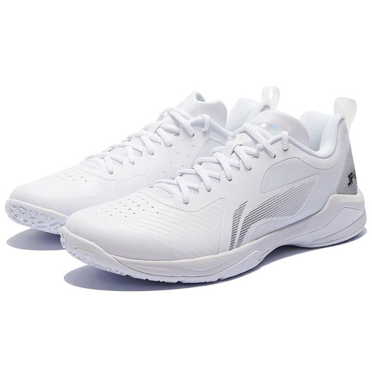 Кроссовки для бадминтона Li Ning Speed SE из ткани, амортизирующие, дышащие, износостойкие, нескользящие, с низким верхом, унисекс, белые AYZS018-1