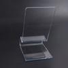 Clear Plastic Transparent Stand Shelf Window Counter Display Showcase