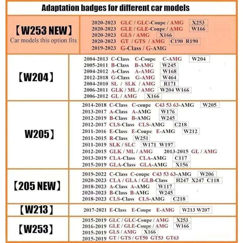 Для Mercedes Benz Светодиодная эмблема Подсветка Звезда на решетке радиатора Подсвечиваемый логотип Белый Синий Красный Значок W204 W205W213W253W166W176