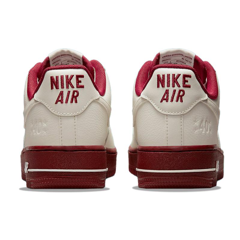 Nike Air Force 1 '07 Se '40th Anniversary Sail Team Red' Women's Sneakers DQ7582-100