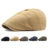 Мужская хлопковая кепка-берет, британская ретро-фуражка, шляпа художника