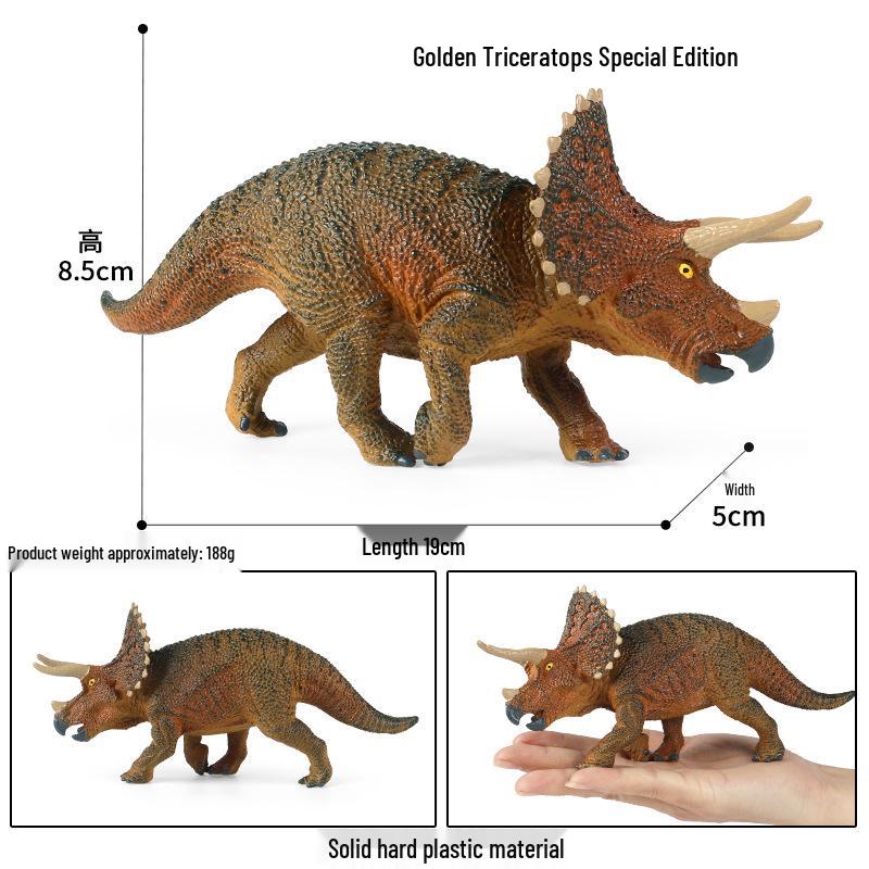 Dinosaur Model Set: T. Rex, Spinosaurus, Mosasaurus, Stegosaurus, Triceratops Cognitive Toys