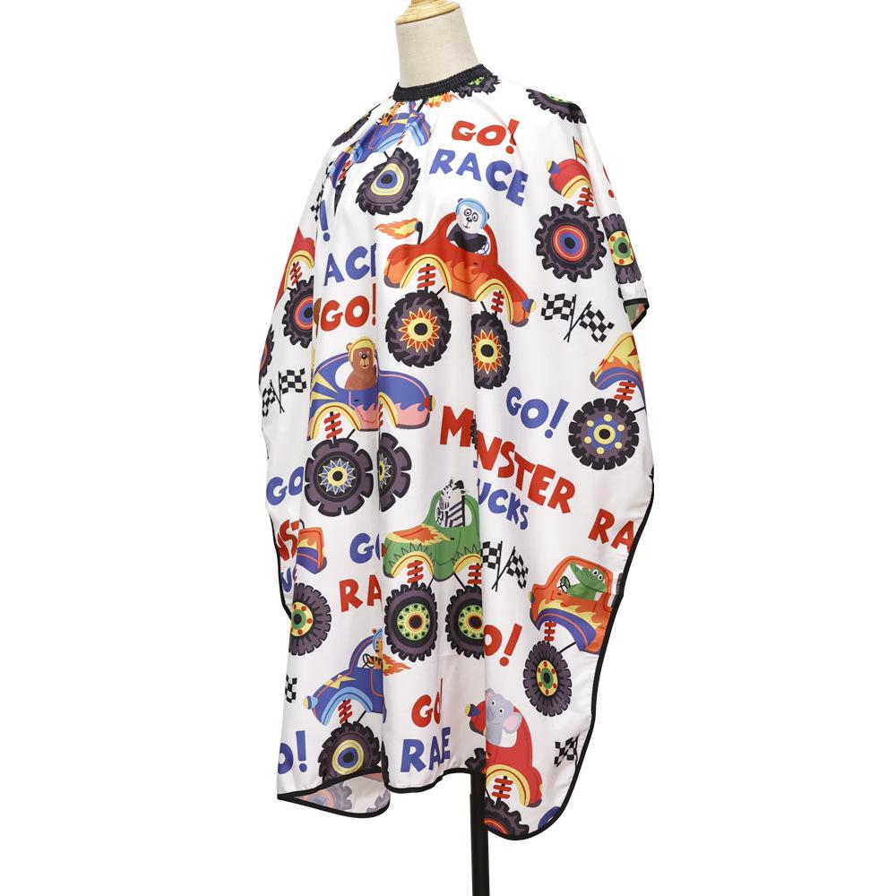 Милый детский парикмахерский плащ салон парикмахерская накидка водонепроницаемый режущий халат