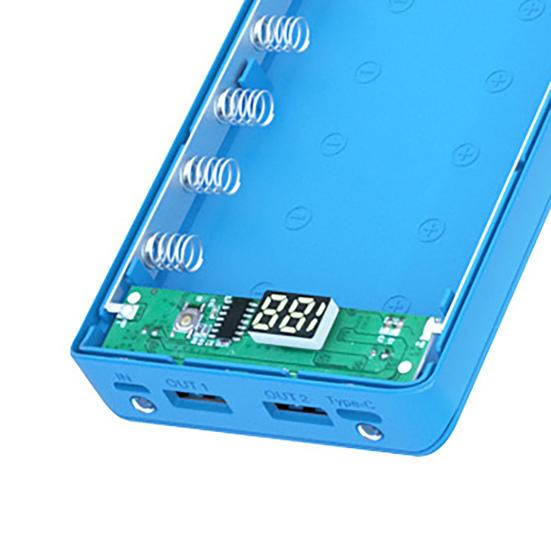 Корпус Power Bank M10/L10, без пайки, съемный, со светодиодным цифровым дисплеем, 10x18650, портативный чехол-зарядное устройство для смартфона