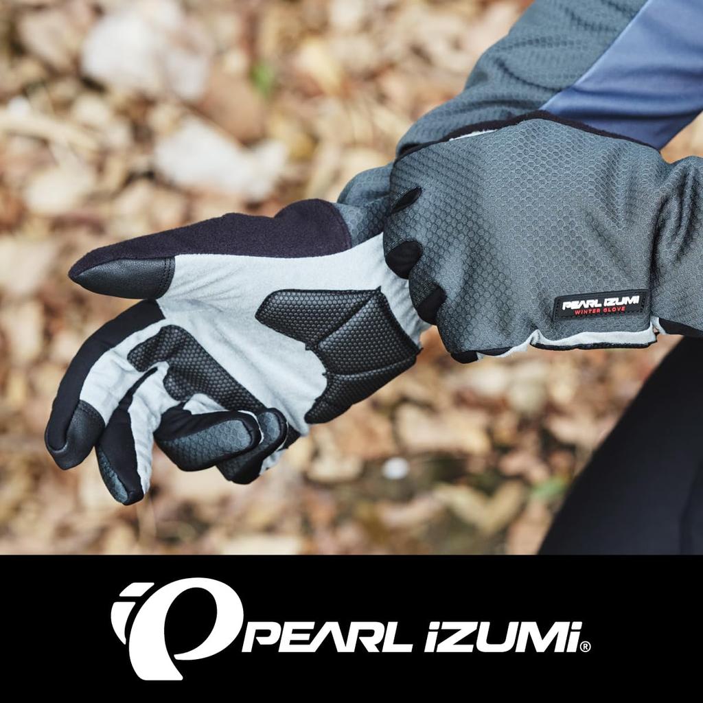 PEARL IZUMI Cycling Wear W7215 Windbreak Winter 13 Dark L Gloves, Color Navy, Size