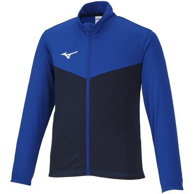 Размер тренировочной одежды Surf Blue x Размер платья 140 Разминочная куртка, Влагоотводящая, Быстросохнущая, Юниорская, 32JC2410, Темно-синий,