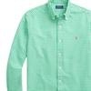 Polo Ralph Lauren SS23 Клетчатая рубашка поло с длинным рукавом Мужские рубашки Зеленые MNPOWOV16822863-999